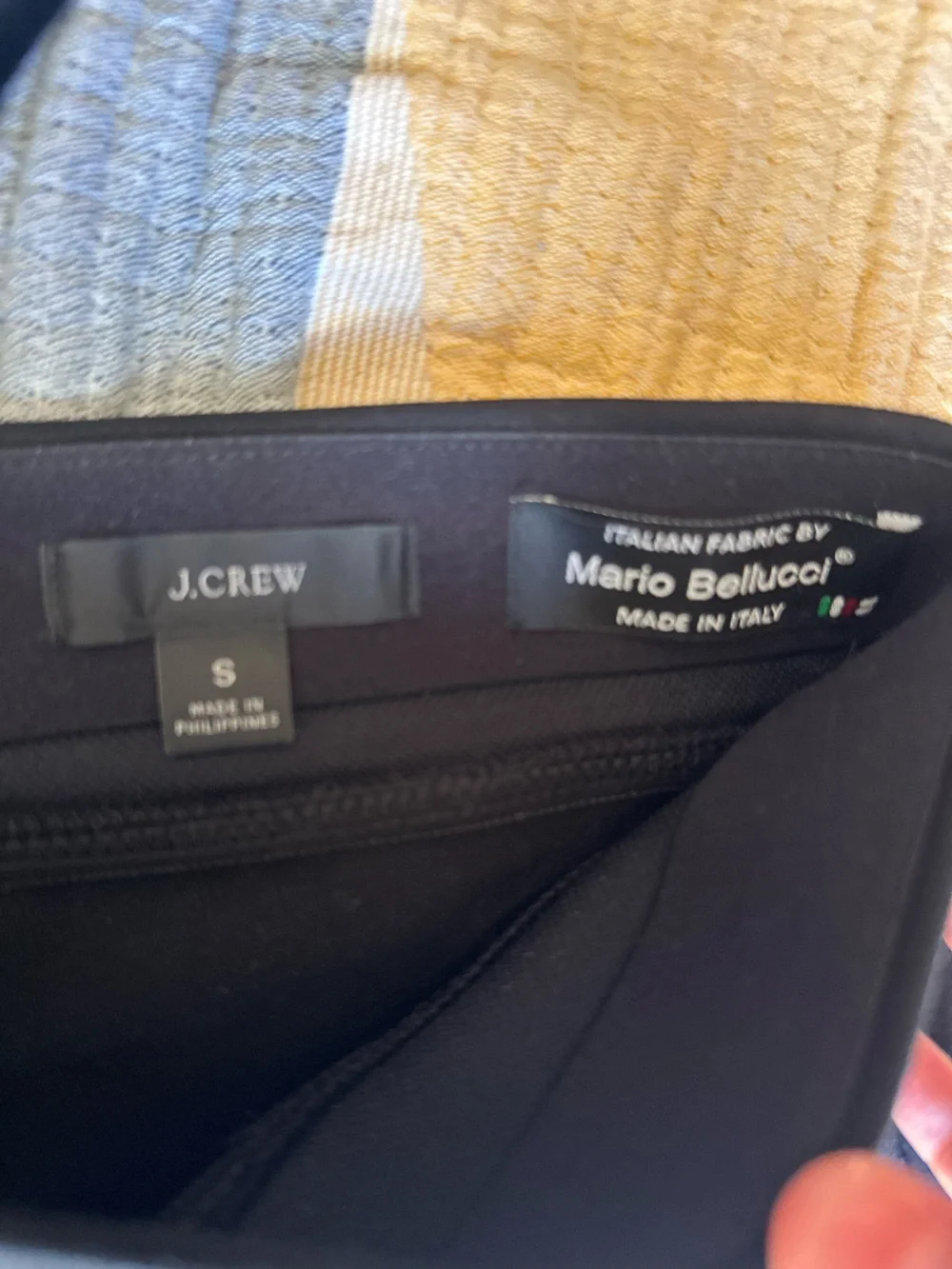 J. Crew Black Ponte Flare Pants